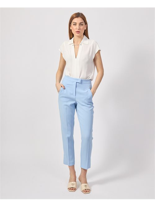 Patrizia Pepe Fly trousers in crepe fabric PATRIZIA PEPE | 8P0684-A545CA38